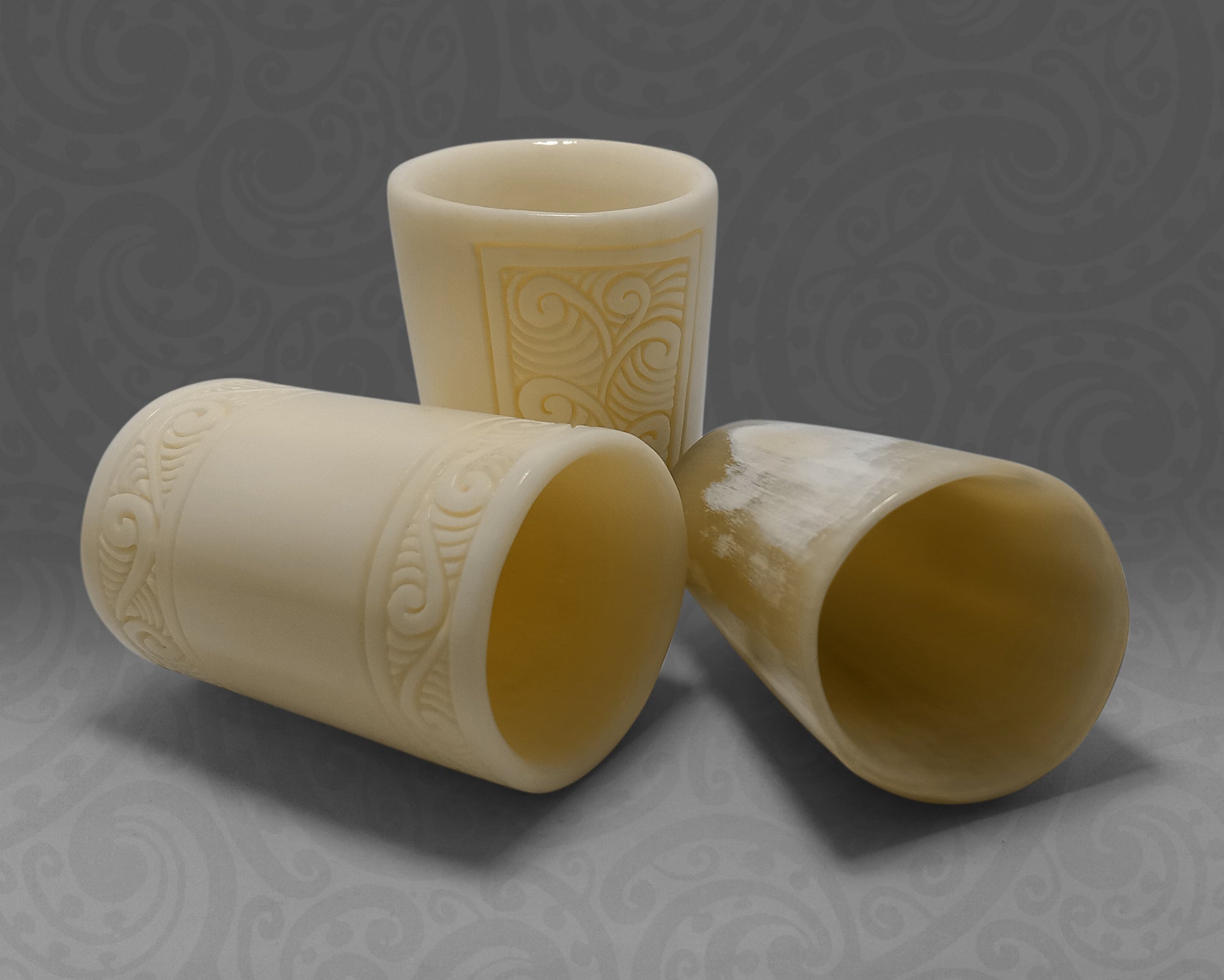 maori shot glass