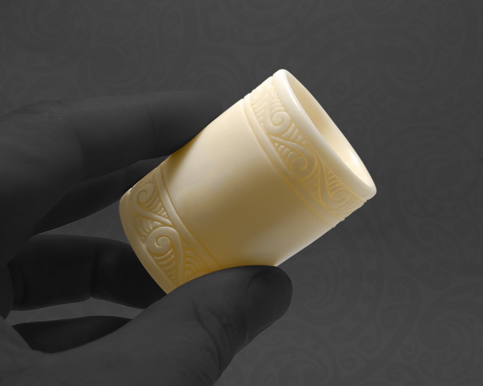 maori shot glass