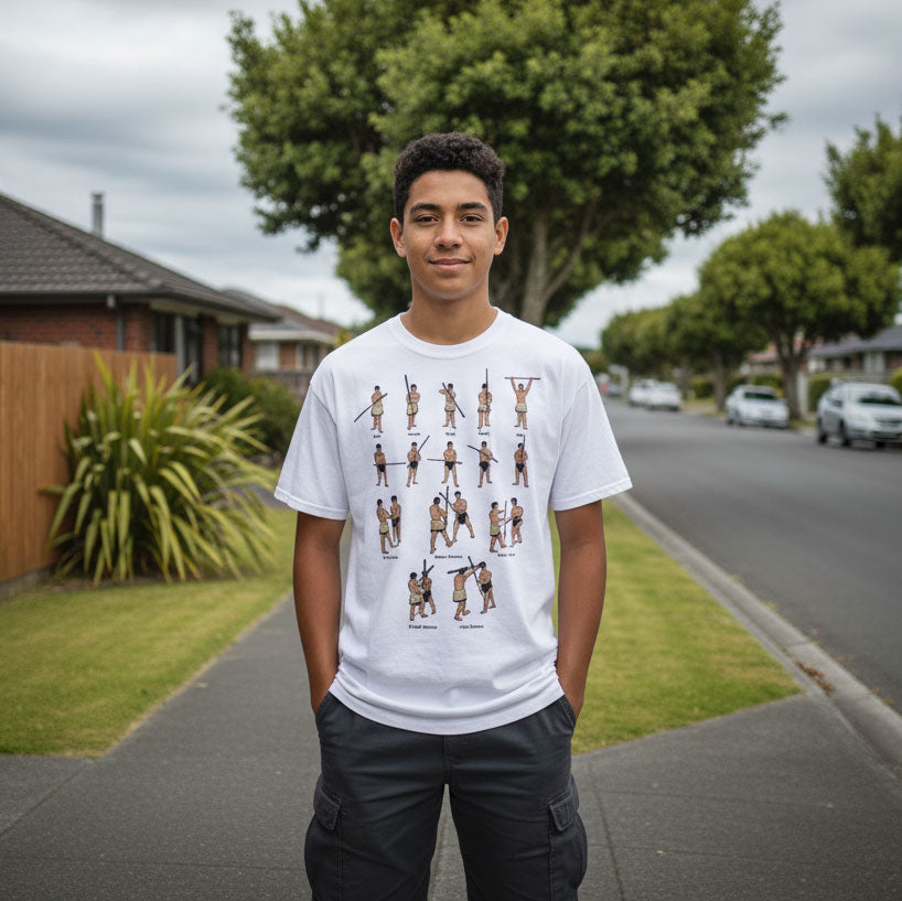 Men's Maori Taiaha T-Shirt graphic