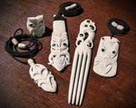 Exclusive 5-Piece Māori Bone Carving Set – Handcrafted Studio Sale (One-Of-A-Kind)