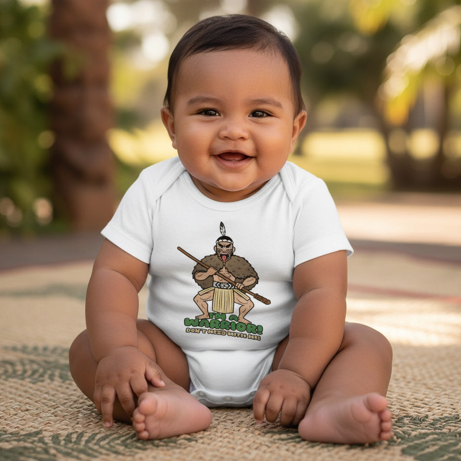Maori Warrior Baby Bodysuit