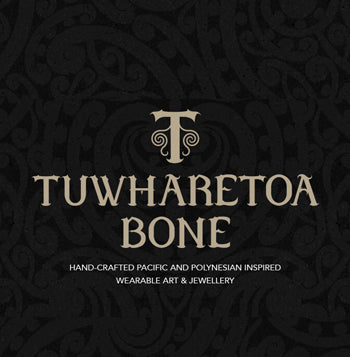 Bone Carving Pendant – Toki Half Face – Pohutukawa Gallery