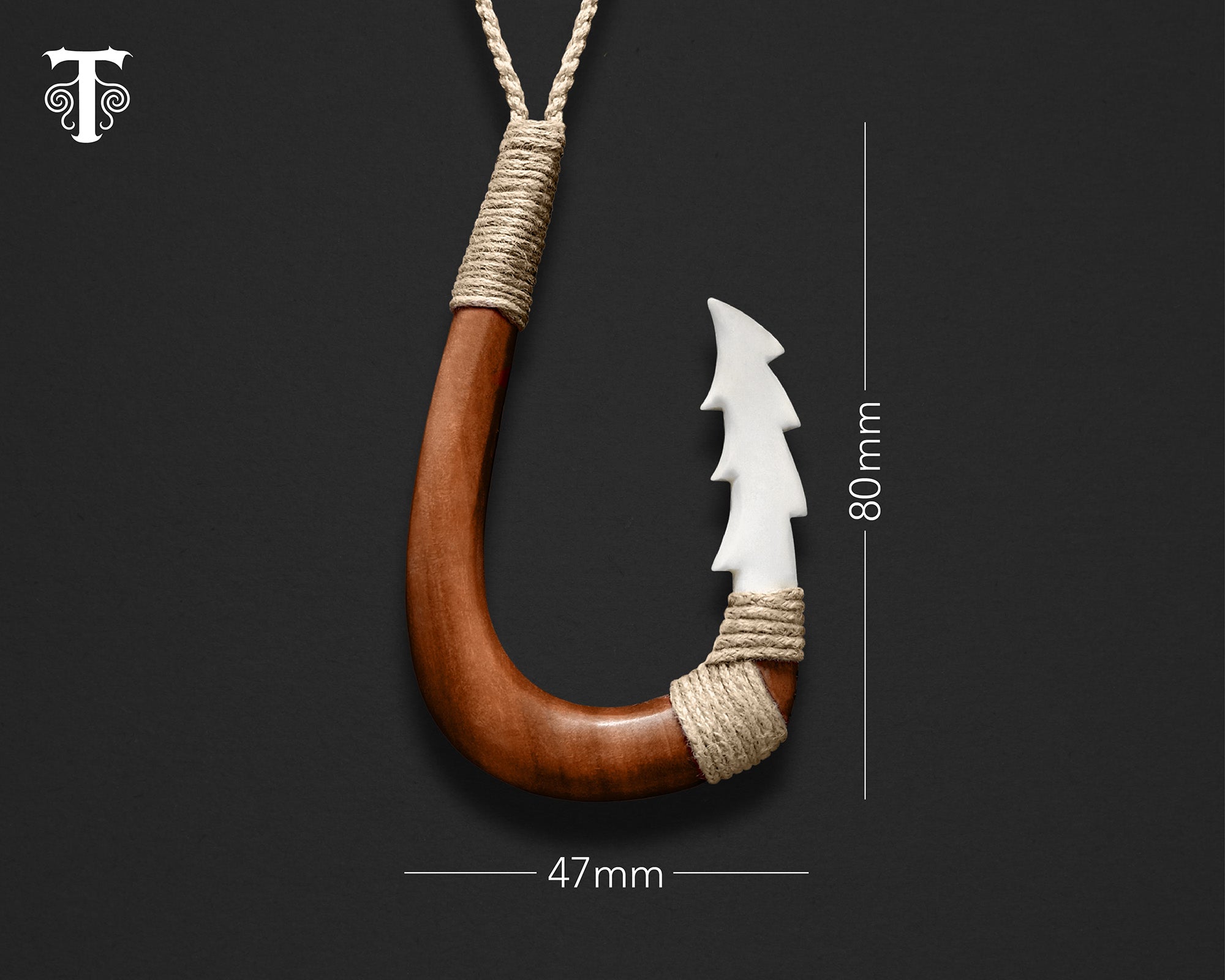 bone carving matau fish hook