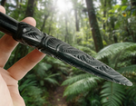 Maori Taiaha Spear | Hand-Carved Ceremonial Weapon of New Zealand