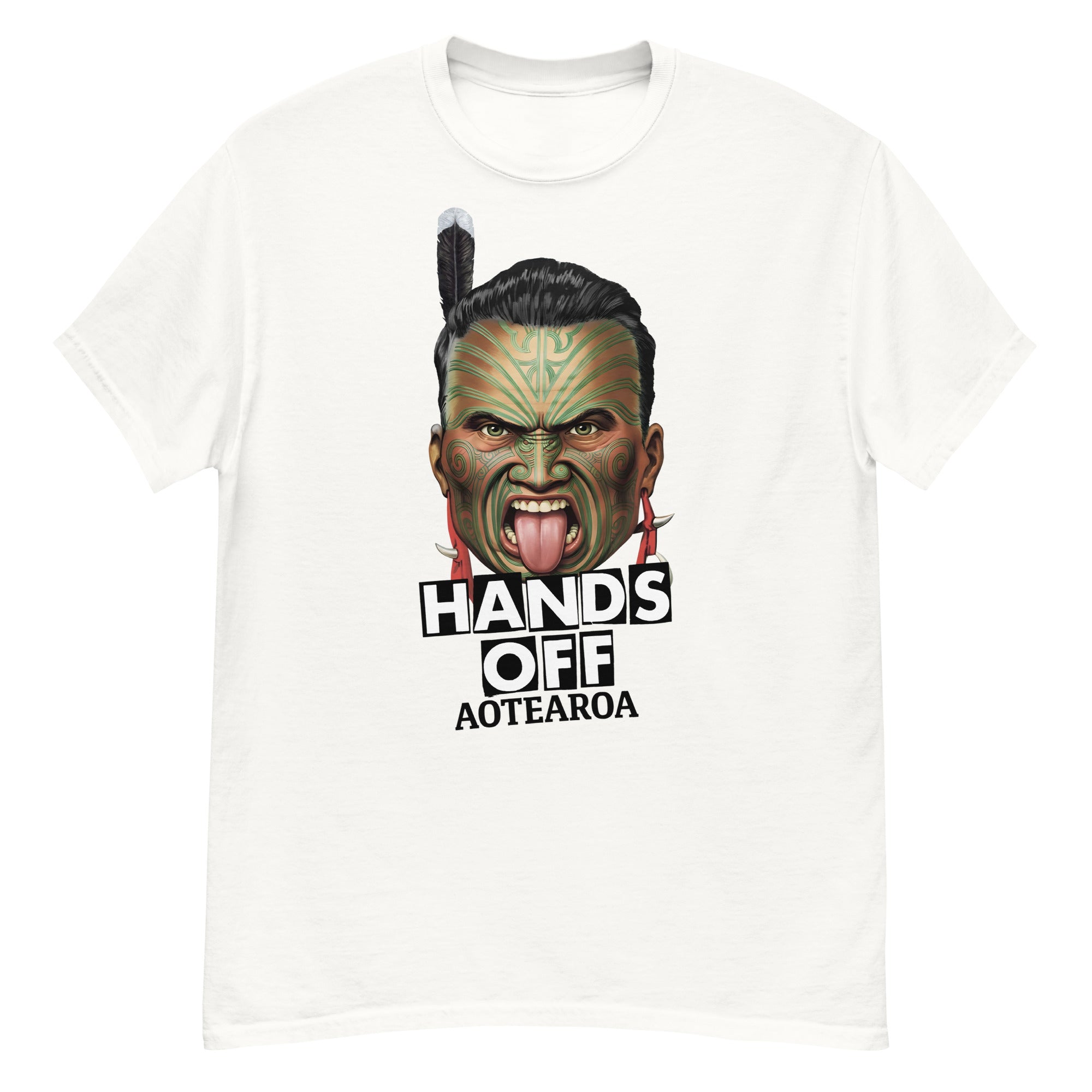 Men's Maori Moko Haka T-Shirt graphic