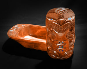 Maori Wakahuia Treasure Feather Box
