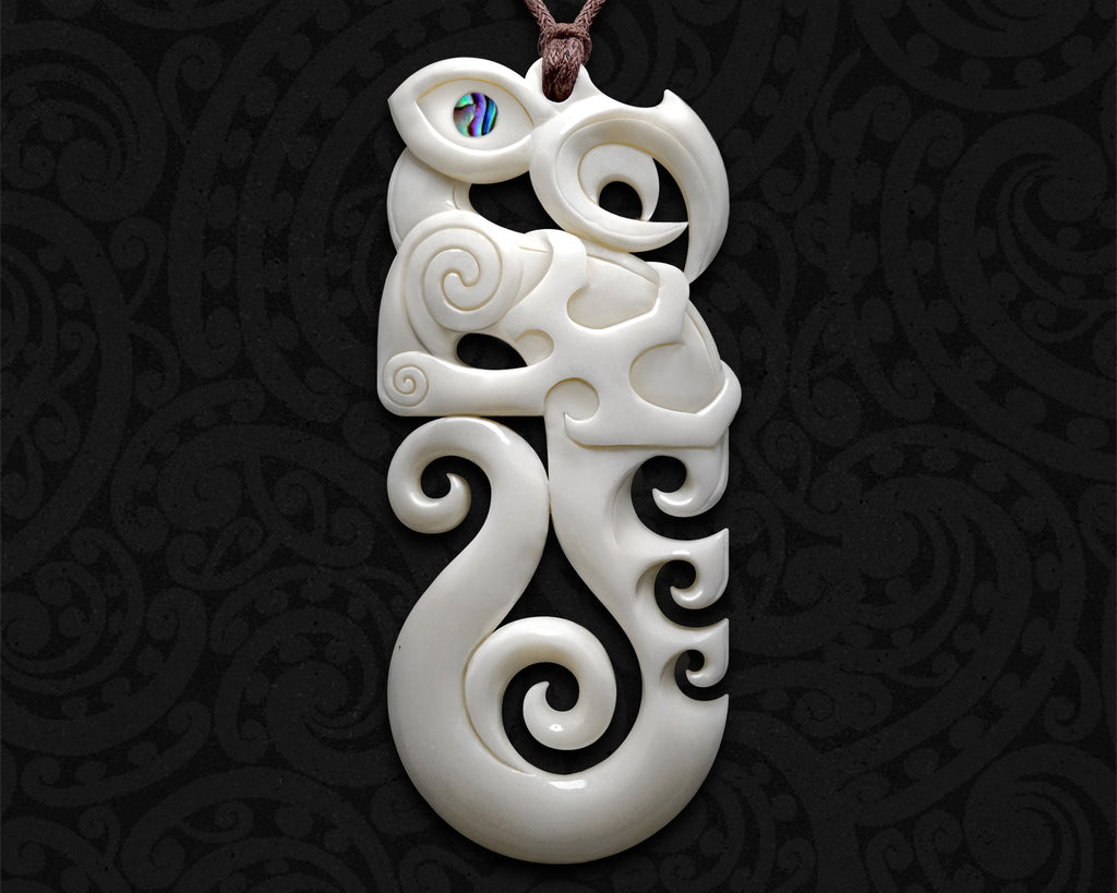 new zealand maori necklace manaia