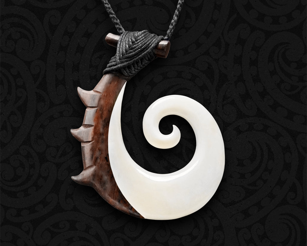 Maori Bone Hei Matua Hook – Black Pearl Designs