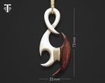 maori necklace fish hook matau