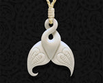 new zealand maori necklace bone whale tail