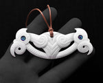 Traditional Maori bone carving taonga