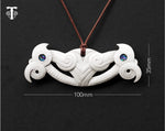 Hand-carved Maori necklace cultural heritage