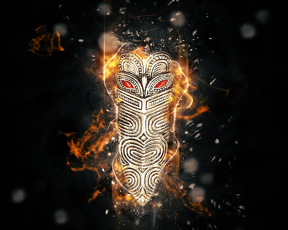 Maori Necklace | Taiaha Silver No.1