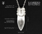 Silver Taiaha Pendant - Maori Necklace, Aotearoa Symbol of Strength & Heritage