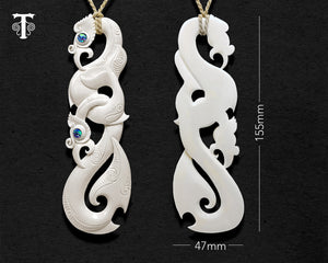 new zealand maori necklace manaia