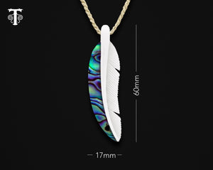 maori necklace feather
