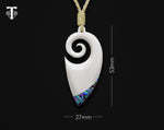 new zealand maori necklace spiral