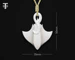 maori necklace stingray