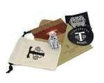 Silver Maori Tiki Ring with envelope and stickers ready to ship